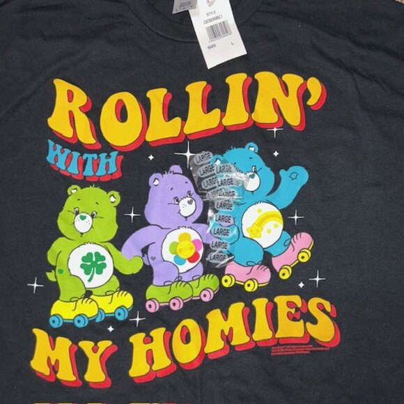 Care Bears Rollin With My Homies Classic Vintage Tee Unisex TShirt Large NEW NWT - Picture 2 of 4
